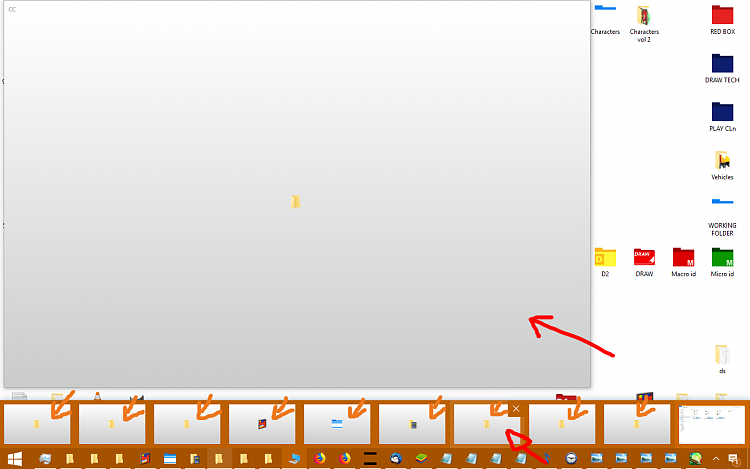 Vanishing taskbar thumbnails in Win 10-preview2.png