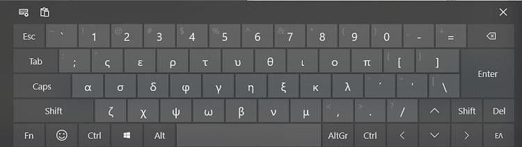 Windows Polytonic Greek Keyboard Layout