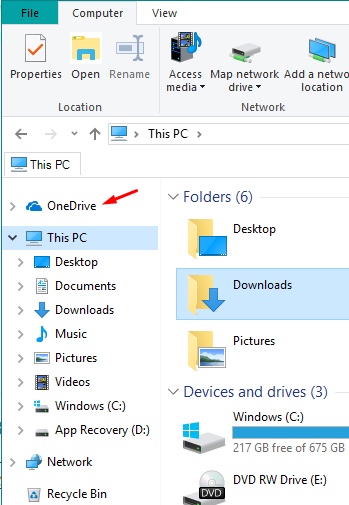 Cant Find OneDive Folder on Windows Explorer.. Help-screenshot_1.jpg