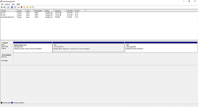 Unable to use MBR2GPT, shrinking the partition fail even manually.-1.png