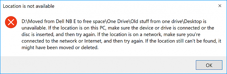 How do I get rid of &quot;Location not available&quot; nag?-2019-05-20.png