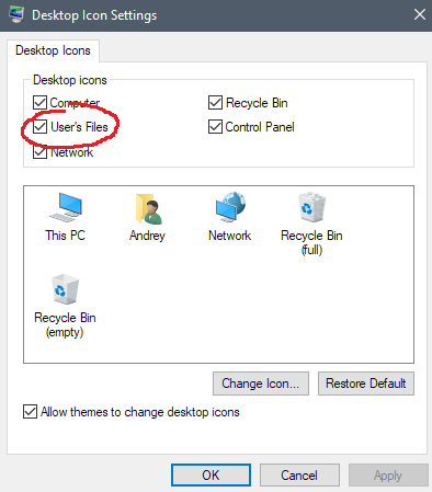 Make &quot;Personal Folder&quot; in Start Menu open &quot;User's Files&quot;: possible?-screenshot-6-.png