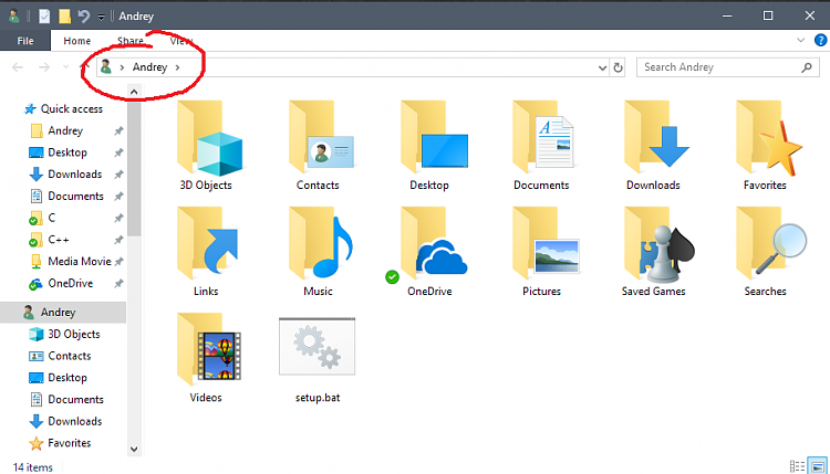 Make &quot;Personal Folder&quot; in Start Menu open &quot;User's Files&quot;: possible?-screenshot-7-.png