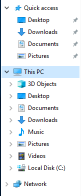OneDrive missing from Windows Explorer navigation pane-capture.png