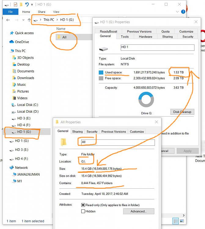 The used size of a hard disk that contains only one folder doesn't mat-clip_1011.jpg