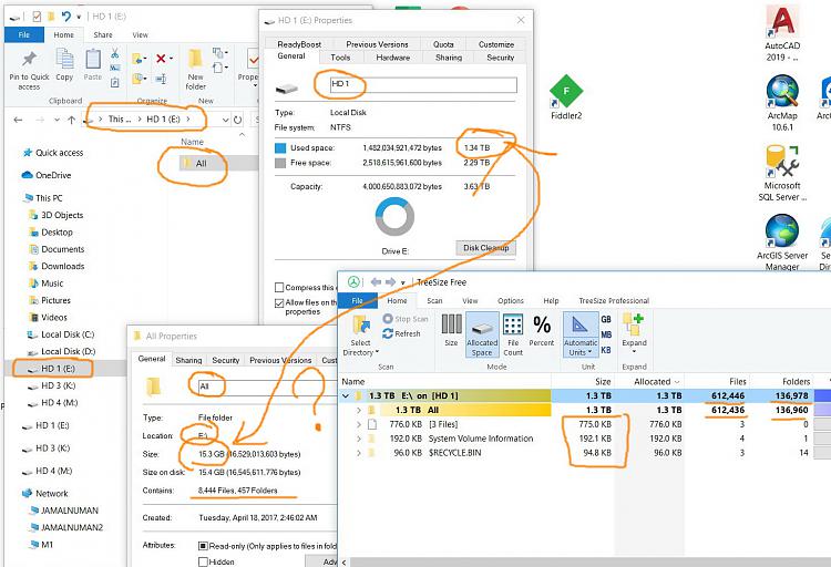 The used size of a hard disk that contains only one folder doesn't mat-clip_1032.jpg