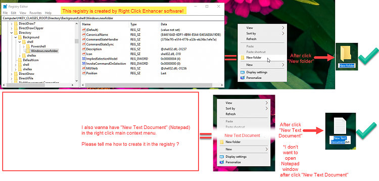 Right click main context menu. How to create New Text Document Notepad-newnotepad.png