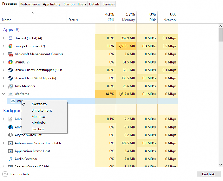 How to get Toolbar on the Second Monitor Taskbar?-taskmgr_5rldrn38q5.png