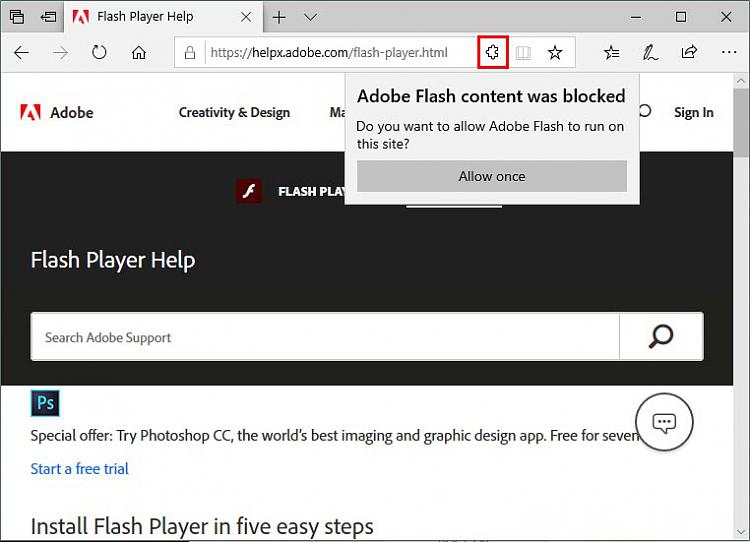 Cant find view advanced settings under advanced-flashblockedpuzzle.jpg