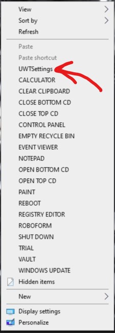 What is this UWTSettings in my right click context menu?-uwt-settings.jpg
