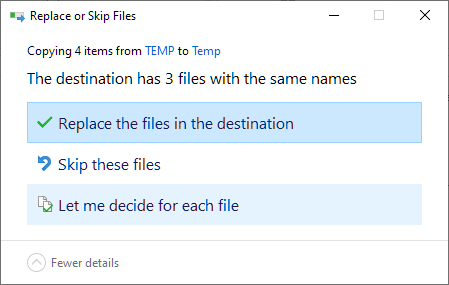 Don't copy option in Windows explorer not working-image.png