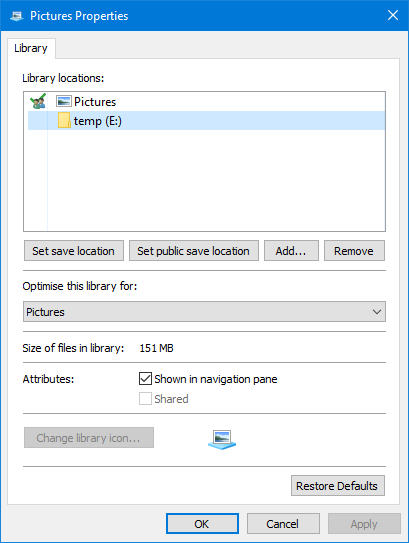 Unable to delete folder, see pic-library.png