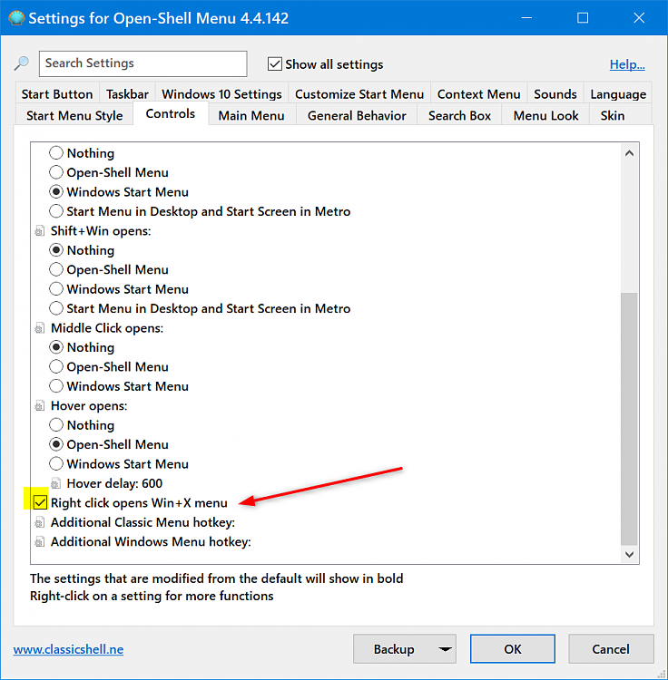 how do i disable right click start menu on open-shell-2019-12-26_18h26_57.png