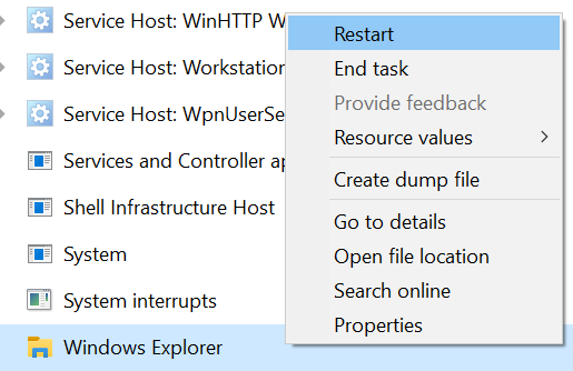 search box doesn't work windows 10