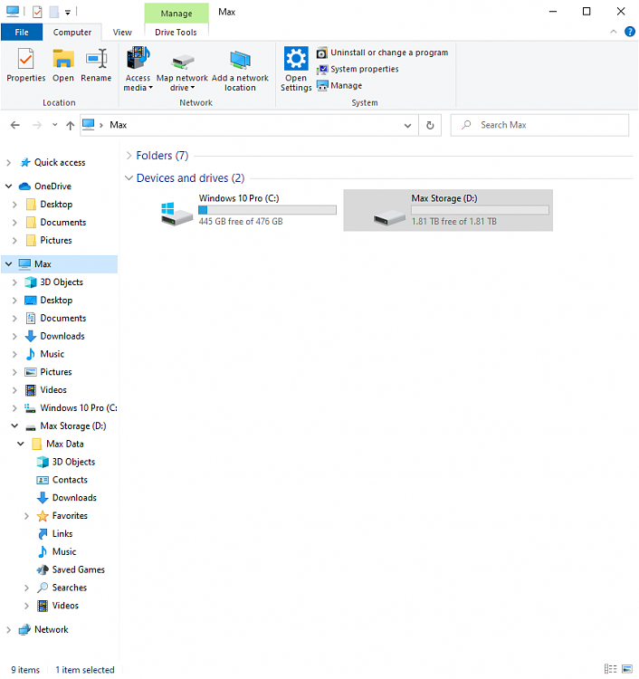Documents Folder disappears from D drive after moving-no-libraries-file-explorer.png