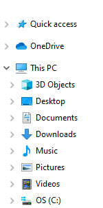 File Explorer Navigation Pane Default Icons Have Changed-navigation-pane-default.jpg