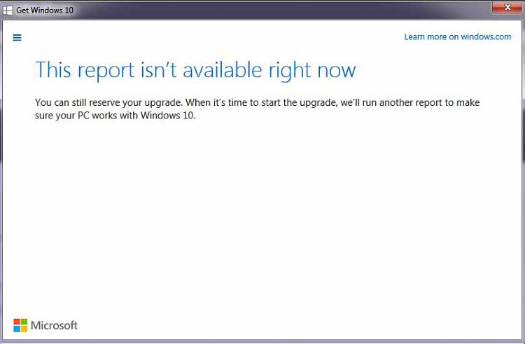 Woke Up and Found Win10 Upgrade already Downloaded-report.jpg