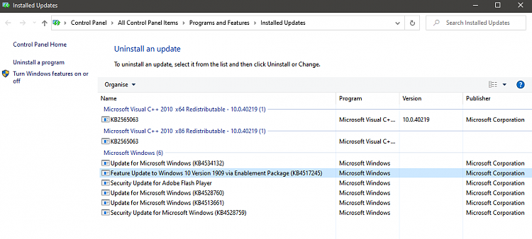 Windows explorer search 1909 boken, freezes, crashes not responding.-image.png