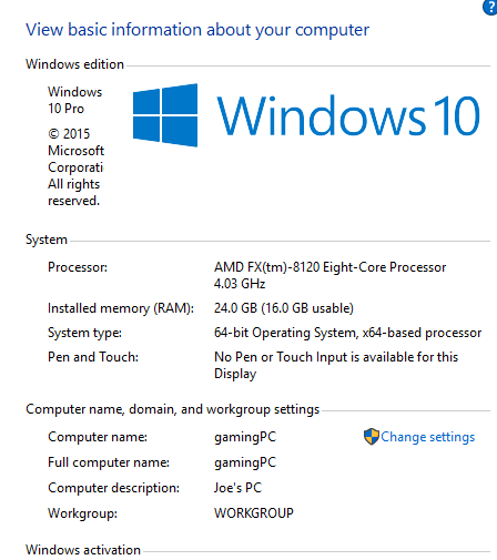 offentliggøre hack nøgle Windows 10 Pro only reading 24 GB of 32 GB installed, Solved - Windows 10  Forums