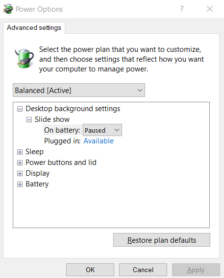 ASUS Laptop Won't Wake from Sleep Mode-options.png