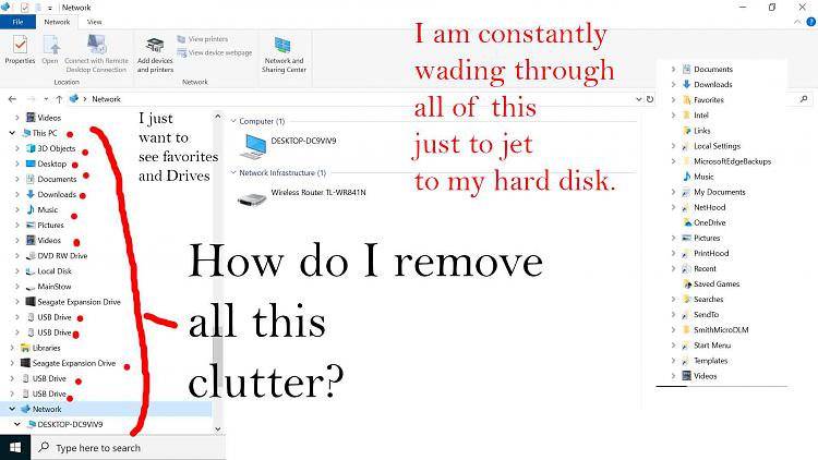 Clutter on the left repeated drives and repeated usb that are not used-clutter.jpg