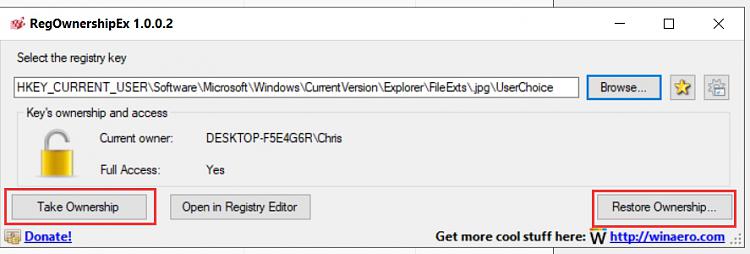 Taking ownership of windowsapps folder - failed to process?-roex.jpg