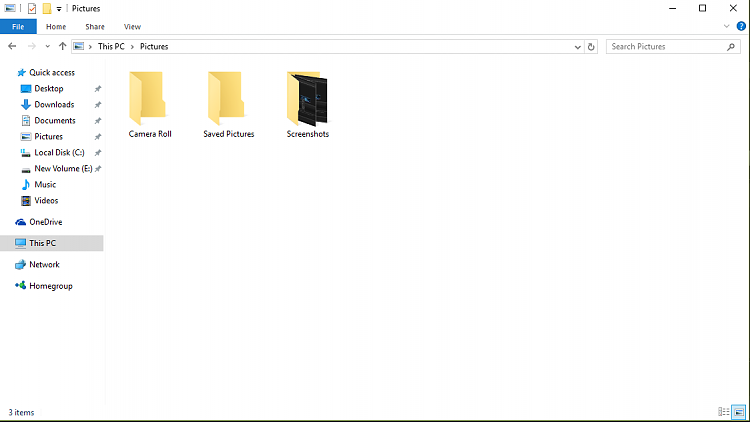 no screenshot folder windows 10