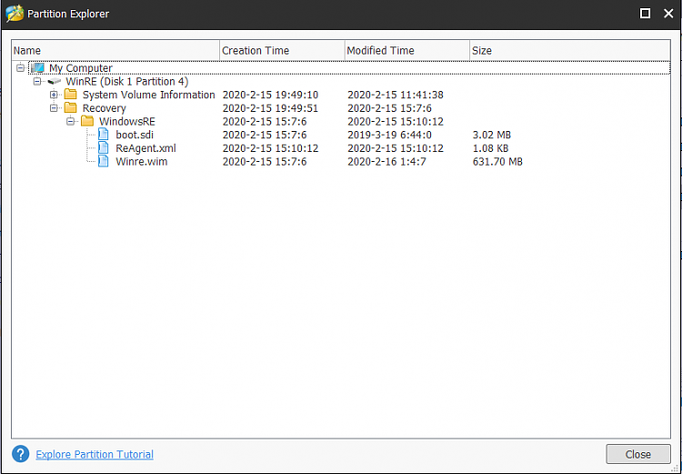 Windows Recovery partition missing from Volume list of Disk Management-winre.png