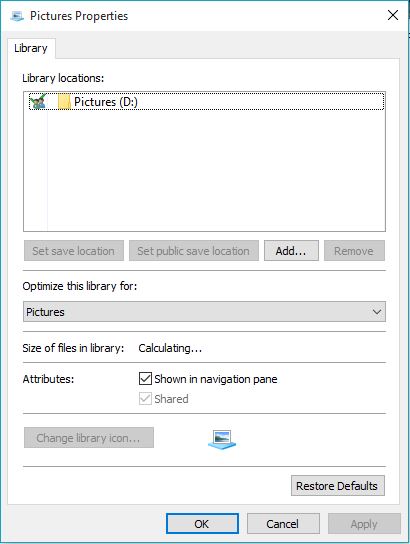 Library adds onedrive automatically-properties.jpg