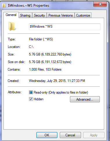 Woke Up and Found Win10 Upgrade already Downloaded-folder-1.png