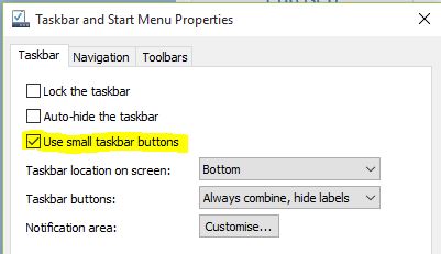 how to make taskbar icons bigger windows 7
