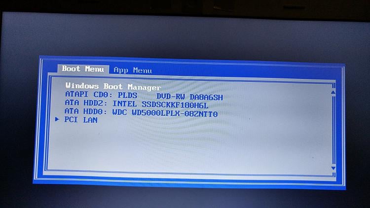 lenovo boot menu