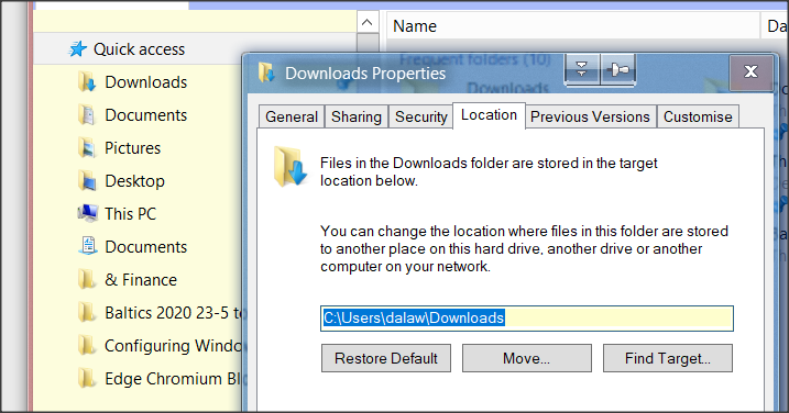 Explorer displays outdated, unvalid download folder &quot;S:/&quot;-1.png