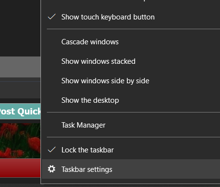 how do i get my taskbar to permentally stay on all apps?-image.png