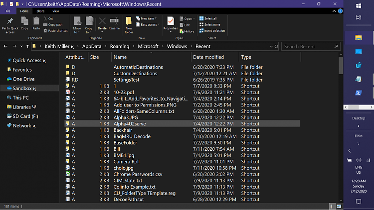 File Explorer - Quick Access Does Not Show Recent Files-screenshot-796-.png
