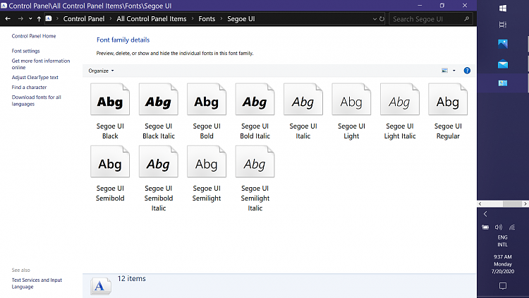 how to make font bold on windows 10