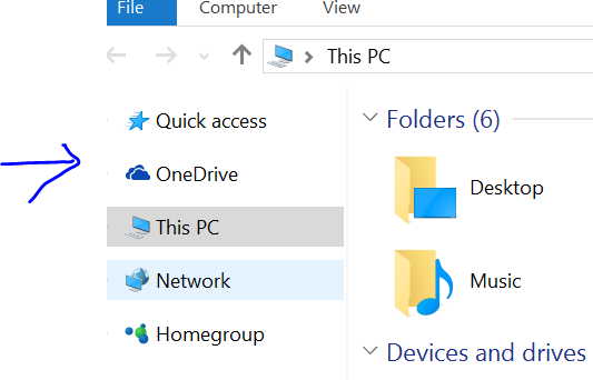 W10 PRO  RTM  File explorer error - duplicate folders showing up-onedrive.png