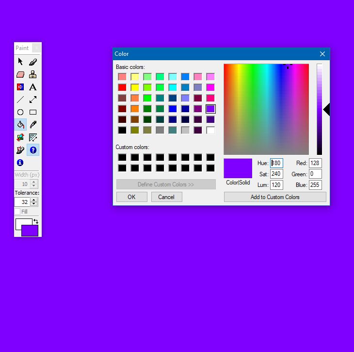 How many system provided color pickers are in Windows 10?-irfanview-color-palette.jpg