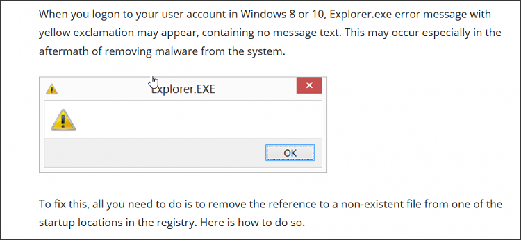 windows 10 explorer.exe not found