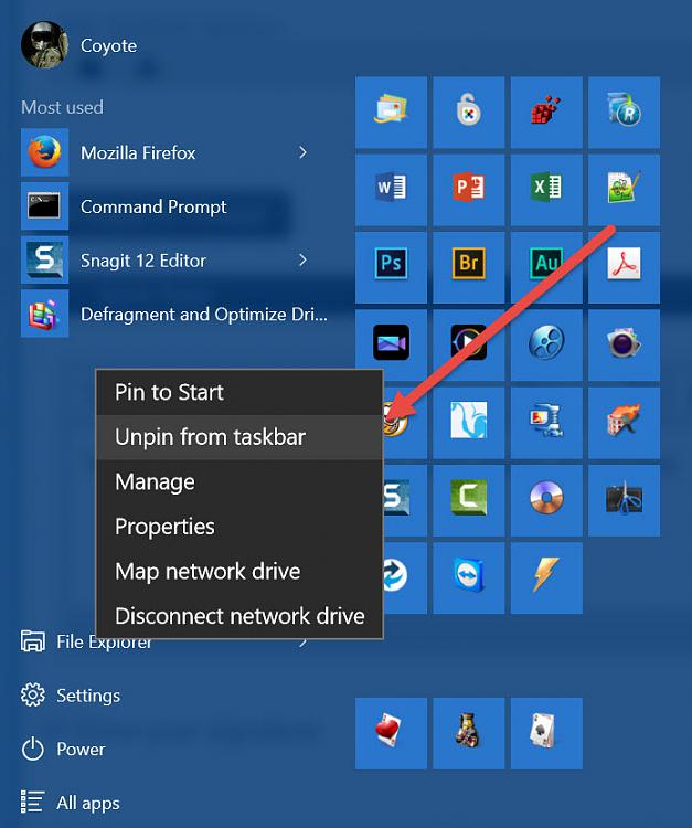 File Explorer icon disappears from Taskbar-.jpg