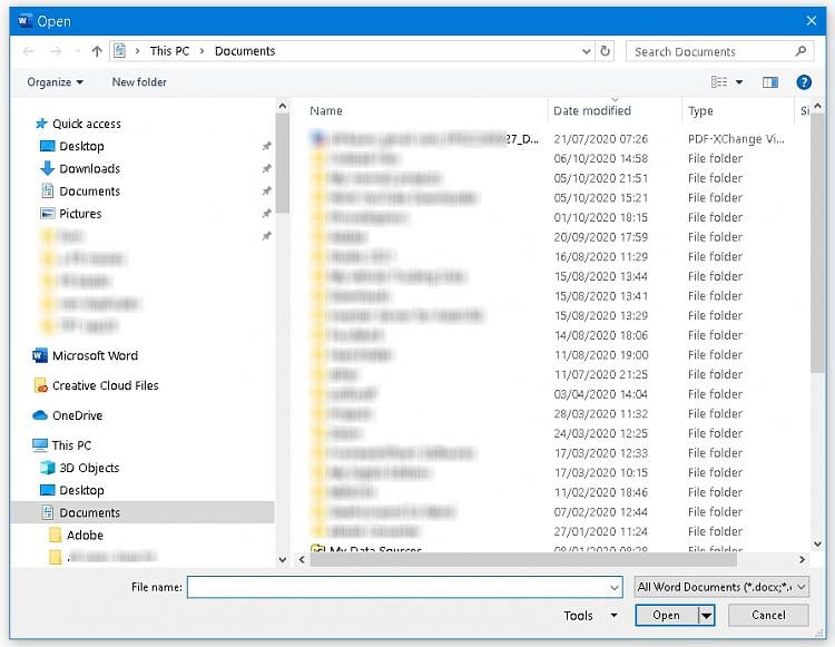 How to make folder shortcuts act like folders inside File Open dialogs-fod-word-2016.jpg