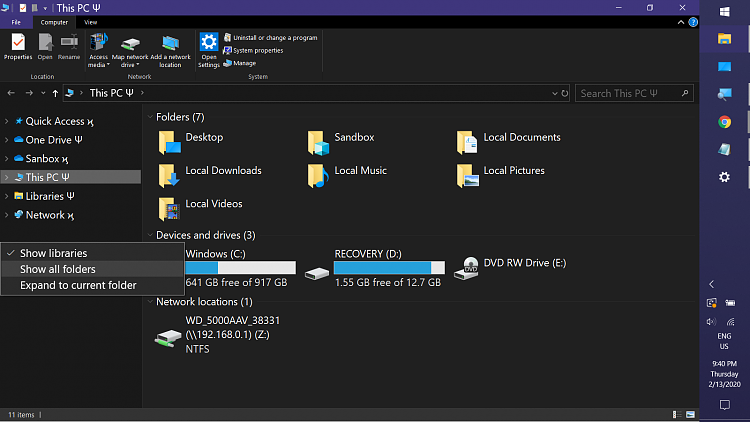 File Explorer Missing Various Locations/Shortcuts in Navigation Pane-show-all-folders-.png