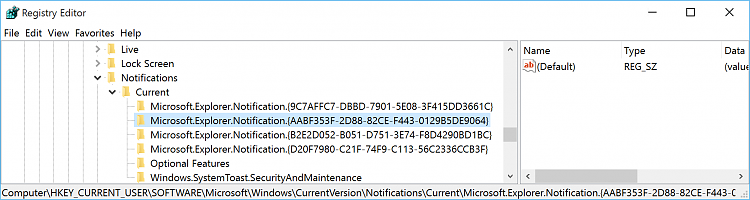 Unusual entries in Notication-regedit.png
