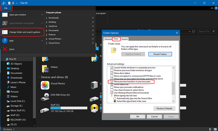 In Windows Explorer, how do I get the preview to work with PDF files?-1.png