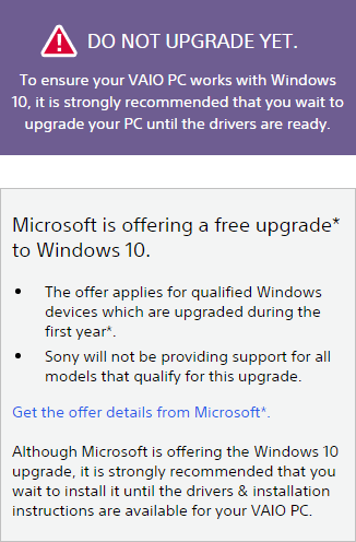 Windows 10 and Sony VAIO computers - don't upgrade to 10 yet-vaiowin10-notjustyet.png