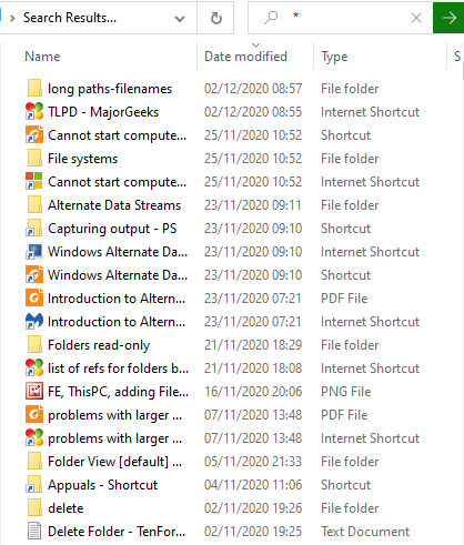 File Explorer sorting files issue-sorted-using-asterisk.png