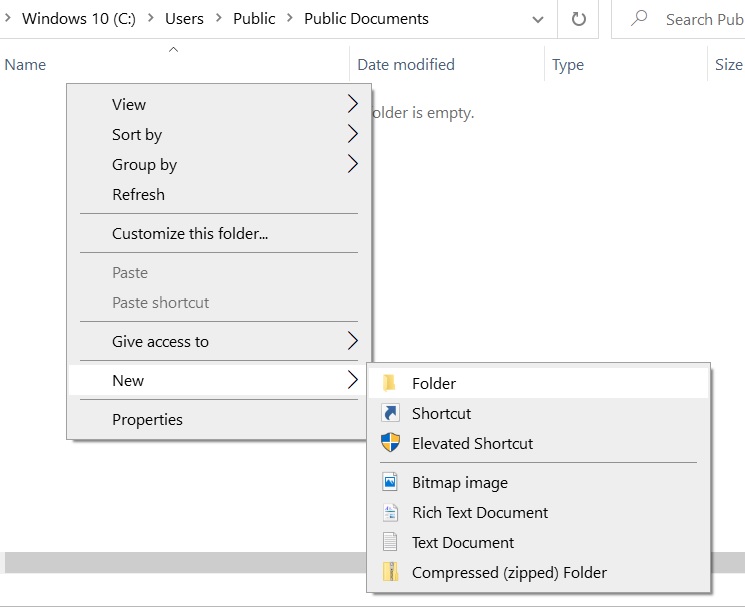 How to create a new folder-creat-new-folder-via-context-menu.jpg