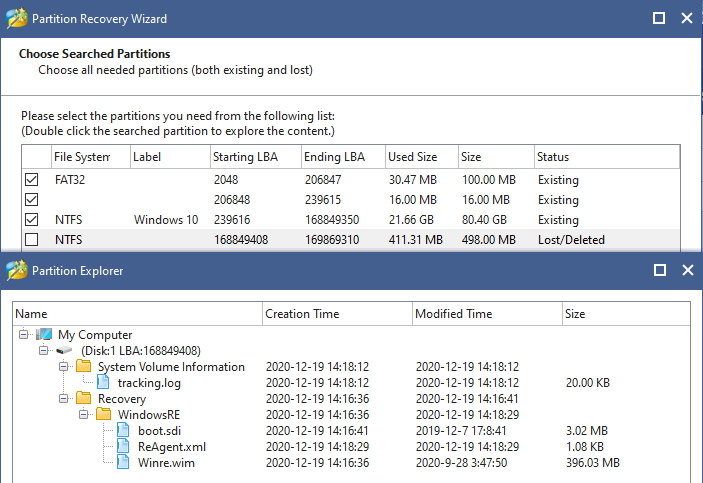 How to recreate the Windows recovery partition.-lost-partition-found.jpg