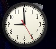 Why is there no analogue clock option for tray?-image.png