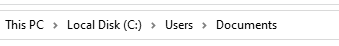 Wrong Location(?) of Documents folder and OneDrive problems Win 10-2-user-documents.png